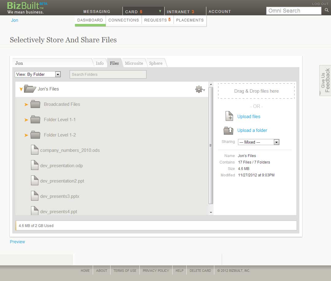 BizBuilt Files