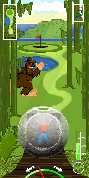 Washington Lottery Zorb Golf Game