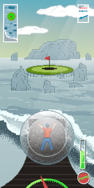 Washington Lottery Zorb Golf Game