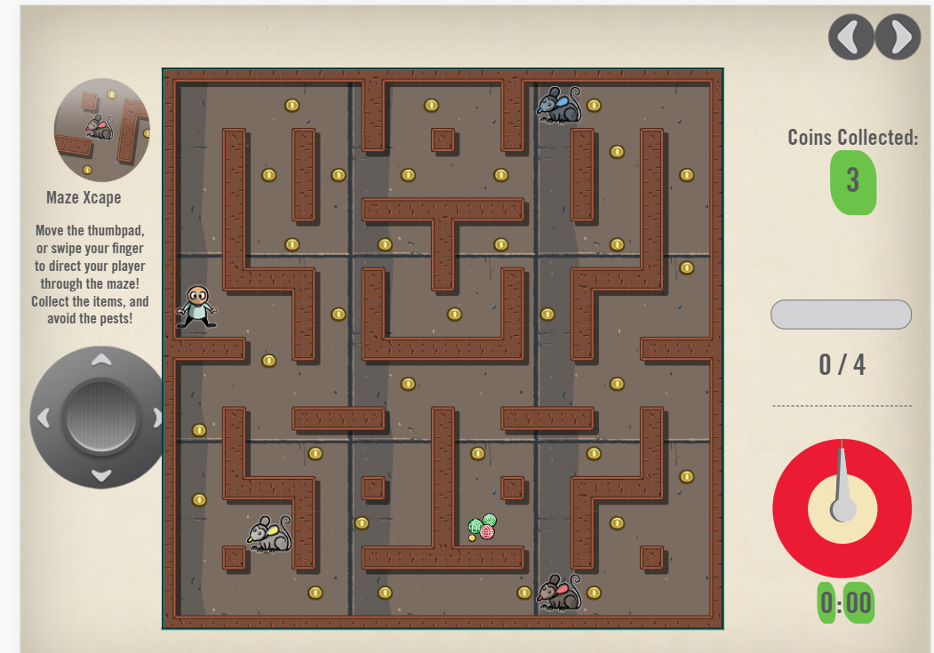 Pacman style game